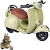 Scooter Toy for Labubu Toy with Light and Music, Cute Have a Seat for Labubu Accessories, Interactive Toys Desktop Decor for Doll Collectors (Green) view 1