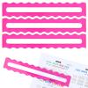 Amyhill 4 Pack Mahjong Guide Line Finder Acrylic Bright Scalloped Mahjong Rules Helper, Beginner Mah-jongg Rules Reader, Mah Jong Accessories Gift for Players Women(Pink) view 1