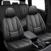 5 Full Seat Covers for Subaru Outback 2000-2025, Premium Nappa Leather Seat Cover, Fully Wrapped Protect Modern Style Seat Cover (5-Seat Standard, Classic Black) view 2