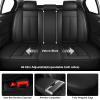 5 Full Seat Covers for Subaru Outback 2000-2025, Premium Nappa Leather Seat Cover, Fully Wrapped Protect Modern Style Seat Cover (5-Seat Standard, Classic Black) view 4