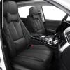 2PCs Front Seat Covers for Chevrolet Colorado 2004-2025 With Headrests, Premium Nappa Leather Seat Cover, Fully Wrapped Protect Modern Style Seat Cover (2-Seat Luxury, Classic Black) view 2
