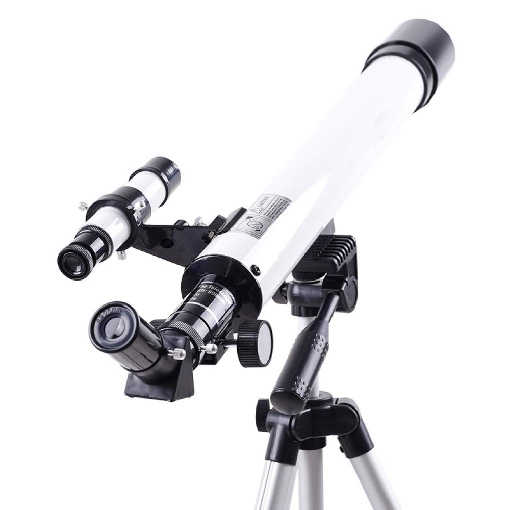 50mm Compact Astronomical Telescope for Beginners Children's Refractor Kids'Monocular Outdoor Educational Spotting Scope Spyglass