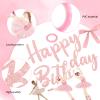 22 PCS Pink Bows Ballet Party Decorations, Ballerina Cake Topper, Ballerina Dancer Banner, Pink Wedding Cupcake Toppers, Women Birthday Wedding Shower Ballet Theme Supplies view 3