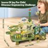 Toy Car Ramp Track, Adventure Railcar Colorful Vehicles Construction Play Set with 8 Cars Track Gifts for Kids 3+ view 2