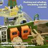 Toy Car Ramp Track, Adventure Railcar Colorful Vehicles Construction Play Set with 8 Cars Track Gifts for Kids 3+ view 4
