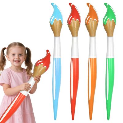 4Pcs Giant Inflatable Paint Brushes, Back to School Balloons 41.3Inch for Paint Party Art Birthday Decorations, Colorful Props Paintbrushes for Art Classroom Decor Back to School Supplies Faver Events