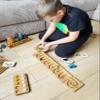 Marble Run Track River Race Wooden Maze Board Ball Run Wave Course Gift for Kids Winding Track Set Roller Set view 4