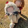 Scooter Toy for Labubu Toy with Light and Music, Cute Have a Seat for Labubu Accessories, Interactive Toys Desktop Decor for Doll Collectors (White) view 2