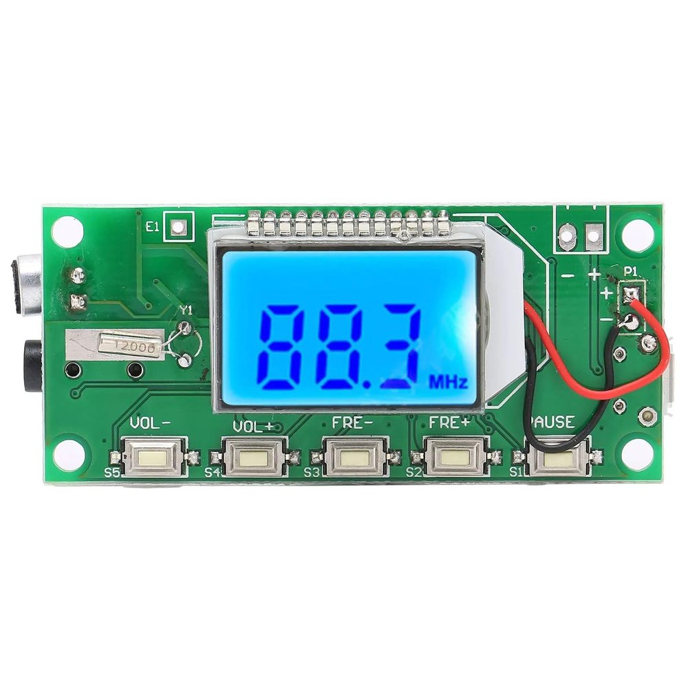 3V-5V Miniature Digital FM Radio Transmitter Module DSP PLL LCD Display Auto Station Search & Storage