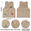 2 MULE TEAM Kids Dinosaur Paleontologist Kit Hat Costume and Vest Dinosaur Pass Cards for Paleontologist Costume Kids Explorer Activity Zoo Jungle Party and Career Day Party view 3