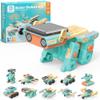 Sillbird Solar Robot Building Kit STEM Gift for Boys Ages 8-14, 10-in-1 DIY Educational Science Set for Kids Birthday, Sun Powered Space Robotics Toys with 112PCS view 1