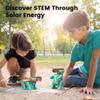 Sillbird Solar Robot Building Kit STEM Gift for Boys Ages 8-14, 10-in-1 DIY Educational Science Set for Kids Birthday, Sun Powered Space Robotics Toys with 112PCS view 3