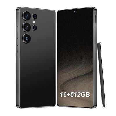 FVCLBZ I25 Ultra Unlocked Smartphone,16+512GB Unlocked Phone,Snapdragon 8 Gen3, 6.9" HD+ Display,Built in Pen,7000mAh Dual Speakers 5G/Face ID/Fingerprint Lock/Dual SIM/GPS (Black)
