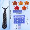 2 MULE TEAM Kids Meteorologist Costume Set Weather Toys for Kids Glasses Microphone Weather Man Necktie Maple Leaves Weather Chart Prop for Career Day Party view 3