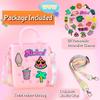 Mini Silicone Tote Bag, Rubber Beach Tote with Adjustable Strap &22 Cute Decorations for Little Girl & Woman view 4