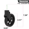 Shopping Cart Front Wheels 507-9 view 2