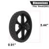 Shopping Cart Back Wheels 503-6-7-9 view 2