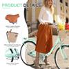Cxcloestite 20/22/24/26 Inch Girls Bike with Basket, Bicycle for Above 7 Years Old, 1/7 Speed Girls City Bicycle,22/26 Inch Beach Cruiser Bike for Women (26 inch/Folding Bike-1 Speed, Green) view 3