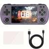 Retro Handheld Game Console, 4.0 Inch IPS Screen, 20,000+ Games, Multi-System Support (Purple) view 1