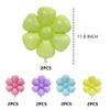 10 daisy themed balloons, flower themed party supplies, flower aluminum foil balloons for baby shower decoration, etc view 2
