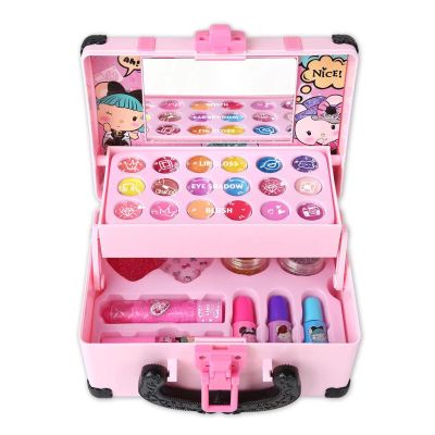 Ejoyous Real Makeup Kit,Comes with Travel Cosmetic Case, Safe Cosmetics for Birthday, Promotes Creativity