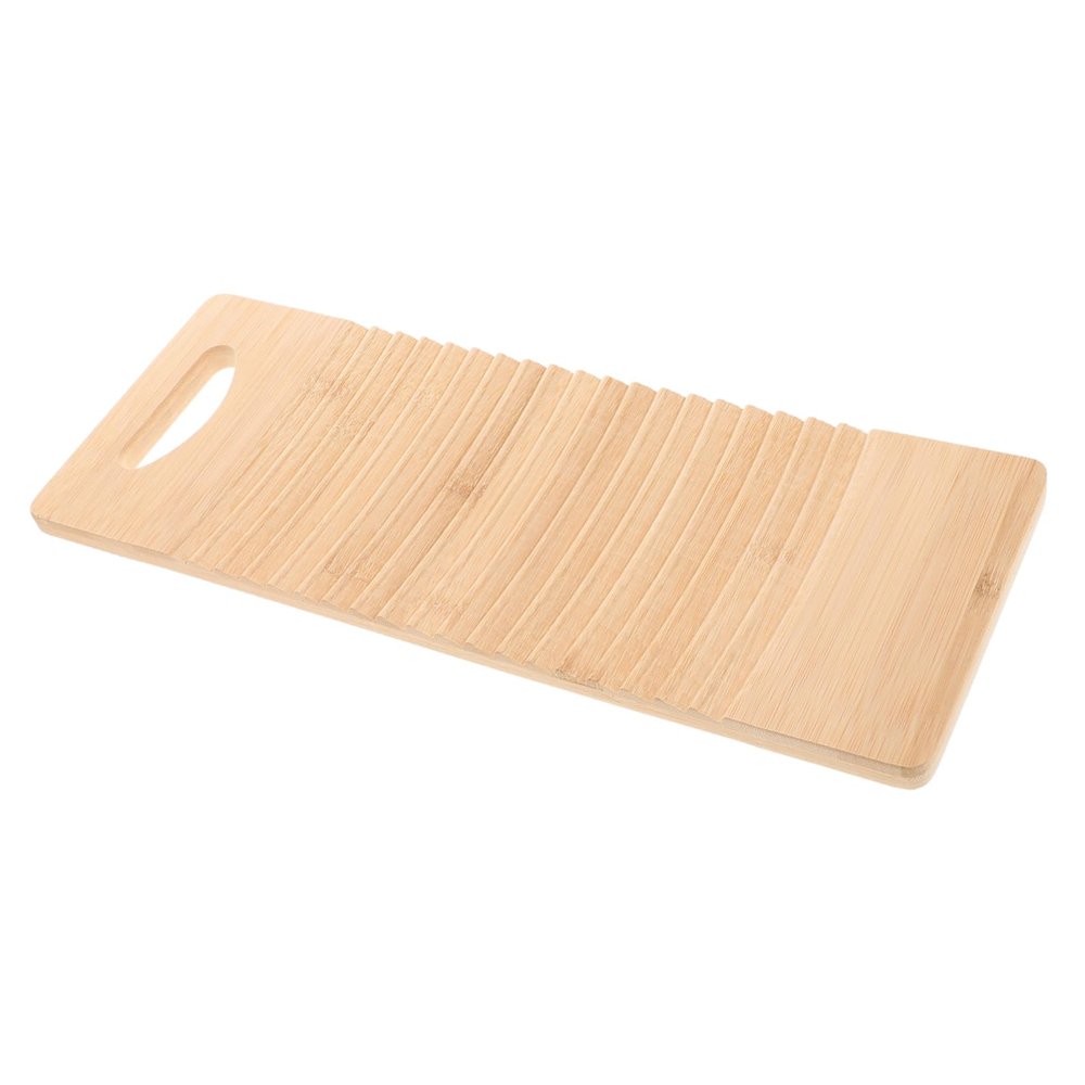JOINPAYA Mini Wooden Washboard for Kids Portable Hand Washing Tool for Clothes Small Scrubbing Board for Home Laundry and Outdoor Use