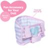 Adora Bike Baby Doll Seat Carrier, Pretend Play Toy Accessories for Dolls up to 13 Inch, Adjustable Velcro Straps Fits All Bicycle Sizes - Classic Pastel Pink view 2