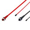 2PCS RC Boat Plastic Antenna Base Tube Sleeve with M6 Aluminium Antenna Base and Cap for RC Boat Ship Car Truck DIY Model Boat Building Accessories (Mix Color 2, 320mm Length) view 1