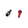 2PCS RC Boat Plastic Antenna Base Tube Sleeve with M6 Aluminium Antenna Base and Cap for RC Boat Ship Car Truck DIY Model Boat Building Accessories (Mix Color 2, 320mm Length) view 2