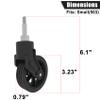 Shopping Cart Front Wheels 503-6-7-9 view 2