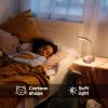 LED Desk Lamp for Kids - Cute Cat Night Light with Foldable Flexible Gooseneck USB Rechargeable Eye-Friendly Reading Girls' Gift Bedroom Bedside Decor view 2