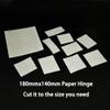 URIMPAVIDO 1PC RC Airplane Paper Hinge Sheet Model Plane Aileron Rudder Tail Wing Connector for RC Plane Helicopter DIY Model Aircraft Fixed Wing Hinge Accessories view 3