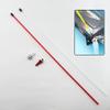 2PCS RC Boat Plastic Antenna Base Tube Sleeve with M6 Aluminium Antenna Base and Cap for RC Boat Ship Car Truck DIY Model Boat Building Accessories (Mix Color 5, 320mm Length) view 2