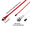 2PCS RC Boat Plastic Antenna Base Tube Sleeve with M6 Aluminium Antenna Base and Cap for RC Boat Ship Car Truck DIY Model Boat Building Accessories (Mix Color 5, 320mm Length) view 4