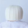 1/3 1/4 1/6 BJD Female Doll Wig Doll Hair Basic Short Hair for Movable Doll Action FigureJointed Doll DIY Toys(White,1/6) view 3