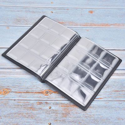 ZJchao Album, 120 Pockets Holder Book with Small Size for Collecting (Blue)