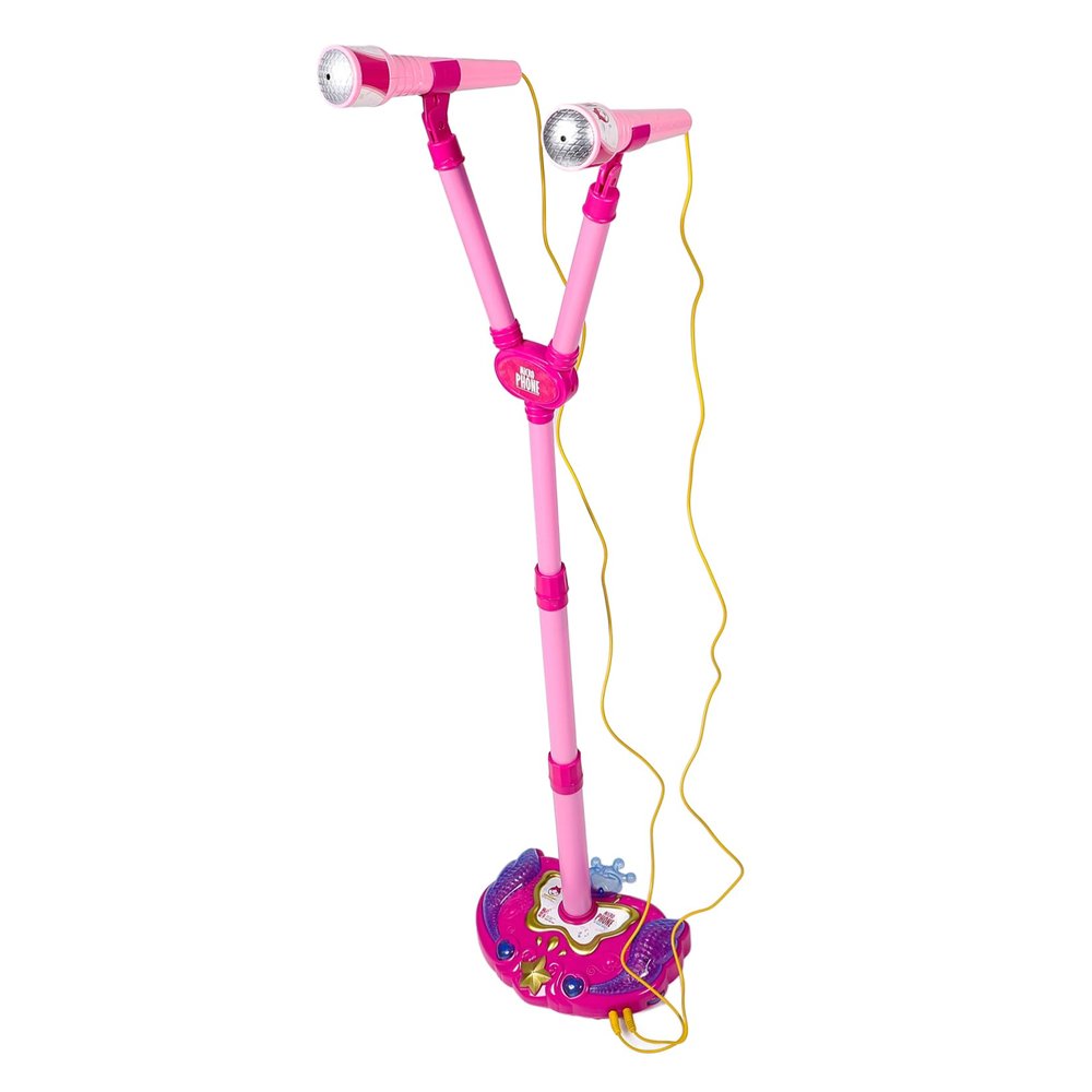 JOINPAYA Dual Microphone Boy Girl Karaoke Machine with Stand Mini for Toddlers and Boy Girl Portable Karaoke Phonograph for Girls and Boys Early Education Music Toy