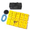 GMSDHCY Team Building Field Day Teamwork Games Set for Adults Work, Outdoor Activities Group Collaboration ABS Building Block Stacking Game(Yellow,10PCS) view 1