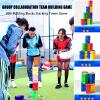 GMSDHCY Team Building Field Day Teamwork Games Set for Adults Work, Outdoor Activities Group Collaboration ABS Building Block Stacking Game(Yellow,10PCS) view 2