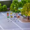 14 Pieces Mini Traffic Sign Models Road Signs Toy Models Children Play Set Handmade Toys for Boys Girls for Scene Layout view 3