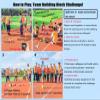 GMSDHCY Team Building Field Day Teamwork Games Set for Adults Work, Outdoor Activities Group Collaboration ABS Building Block Stacking Game(Blue,5PCS) view 3