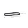 Hohopeti 6pcs Rubber Tank Tracks for Remote Models Shock Absorbing DIY Replacement Parts for Vehicles Stable Performance and Hard Surfaces view 2