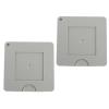 Aramox Color Isolation View Finder Sliding Mechanism - Enhances Skills for Painting Drawing - 2pcs ABS Material view 3
