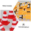BRIGHTFUFU 24pcs Traffic Roadblock Sign Educational Plaything for Boys and Bright Color Simulation Traffic Signs for Awareness for Birthday and Christmas view 2