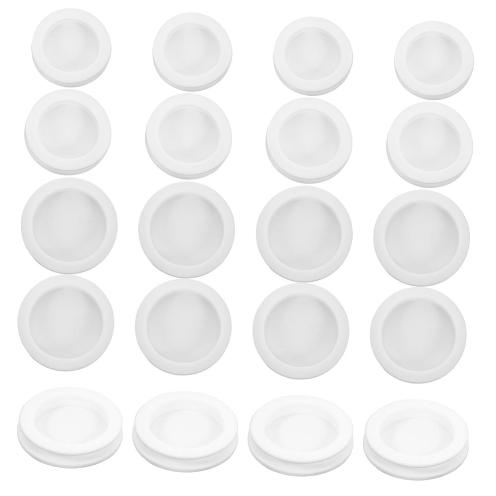 jojofuny 50pcs Money Jar Stoppers Silicone Piggy Bank Plug Stopper Coin Holder Plug Round for Saving Box
