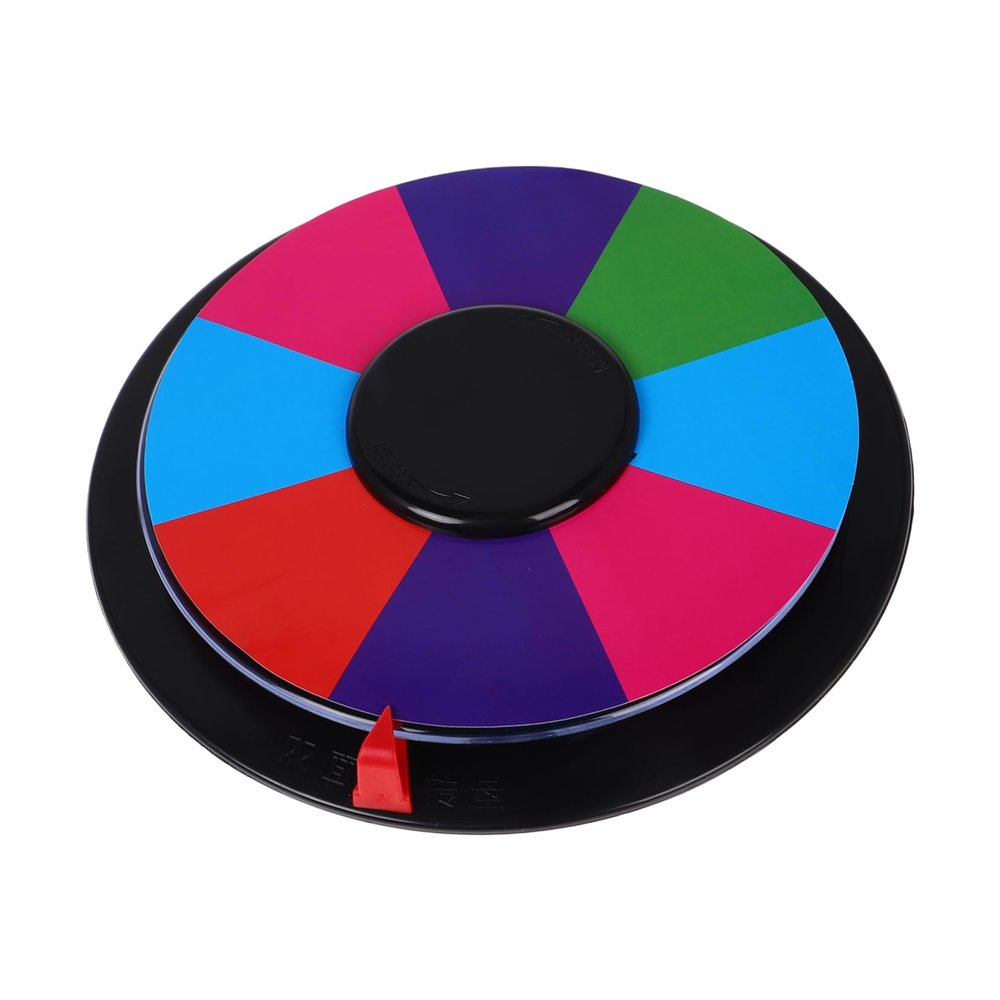 Abaodam Game Wheel for Parties Double Sided Writable Arrow Design Spinning Prize Wheel for Ktv Bars and Gatherings Fun Interactive Turntable for Classroom and Events
