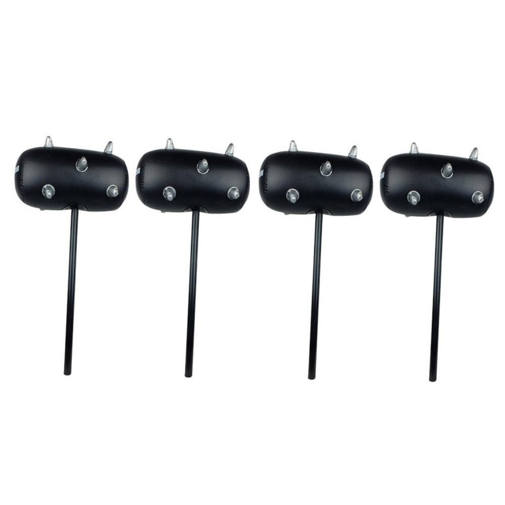 Toddmomy 4pcs Funny Hammer Toy Inflatable Hammers for Boys and Girls Pvc Decorative Tool Toys