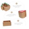 PERSELOSO 1 Set Sensory Auditory Sound Cylinders for Learning Cognitive Development and Thinking Training Montessori Educational view 3