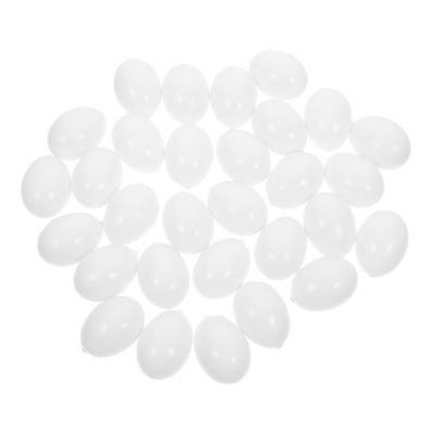 BAZEITFLOW 30Pcs Realistic Pigeon Eggs Water Injection Fake Eggs for Bird Hatching for DIY Crafts Easter Decorations and Nest Training