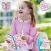 100 PCS Christmas Water Bottle Stickers for Kids,Waterproof Vinyl Pink Stickers for Children,Skateboard,Laptop Sticker for Girls Boys Classroom Prizes view 4